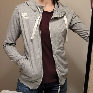 Nike Gray Zip-Up